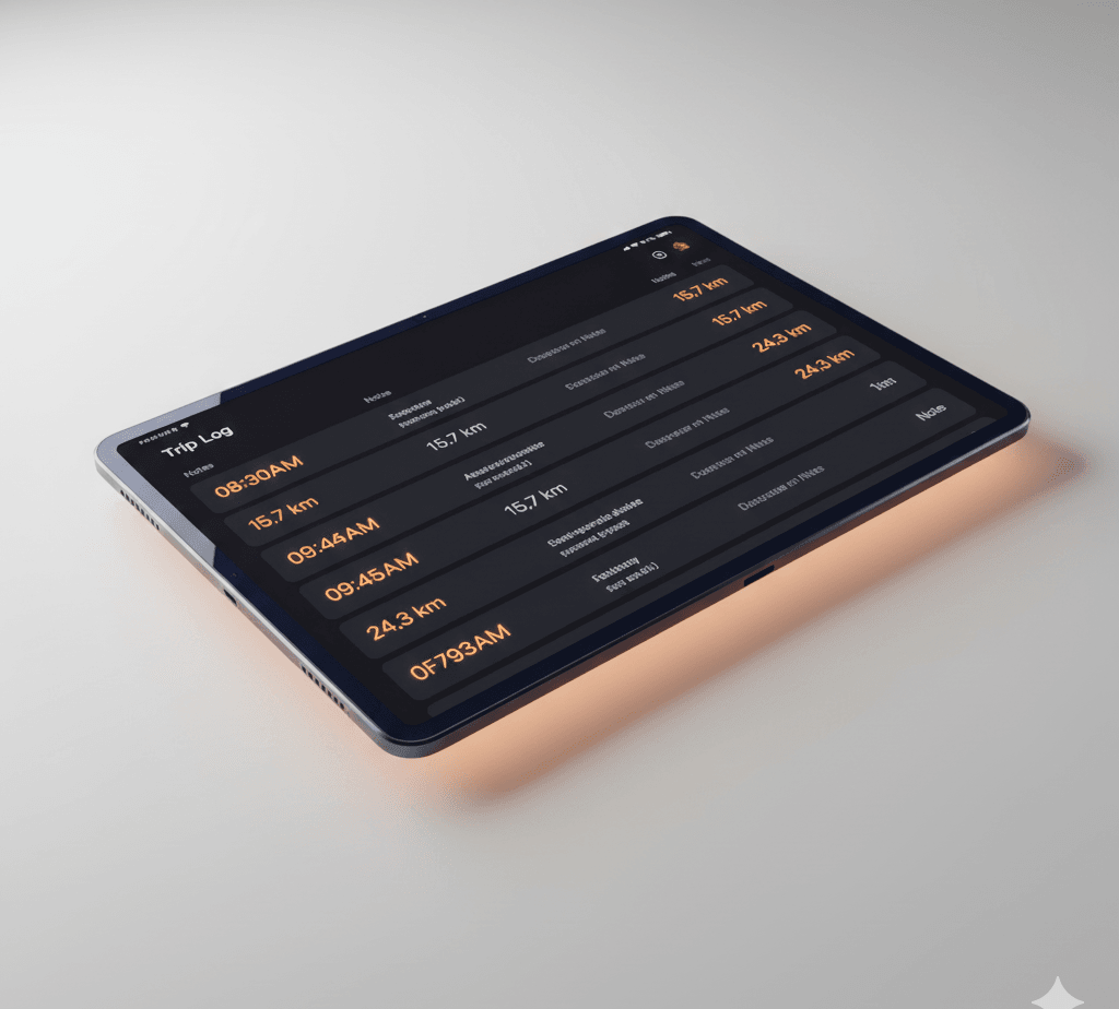 Mileage Reimbursement: Aroute app feature